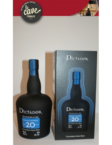 DICTADOR - RHUM HORS D'ÂGE - 20 ANS 40%