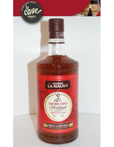 LA MAUNY - RHUM AMBRÉ - HÉRITAGE 1749...